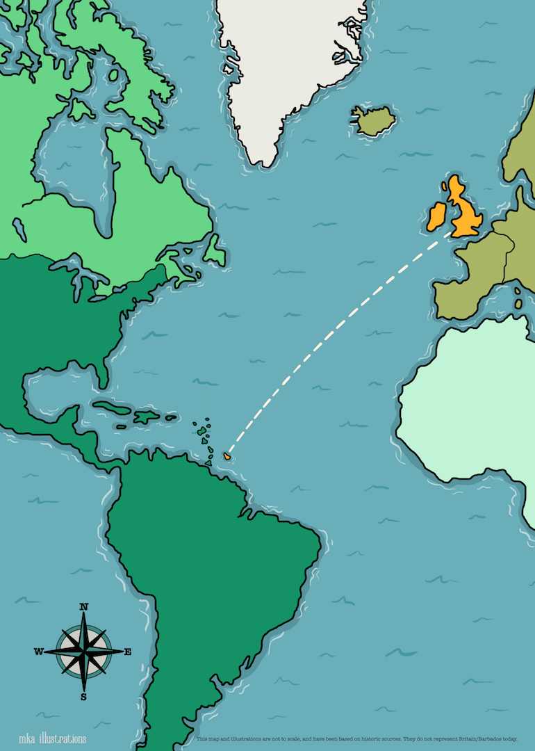 Mapping Collections Histories: Barbados and Britain